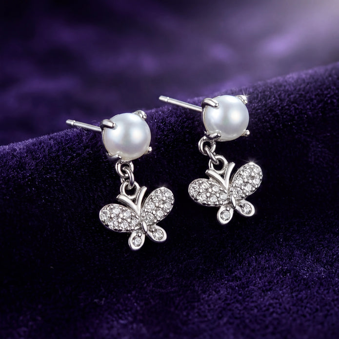 Pearl Butterfly Drops — 3