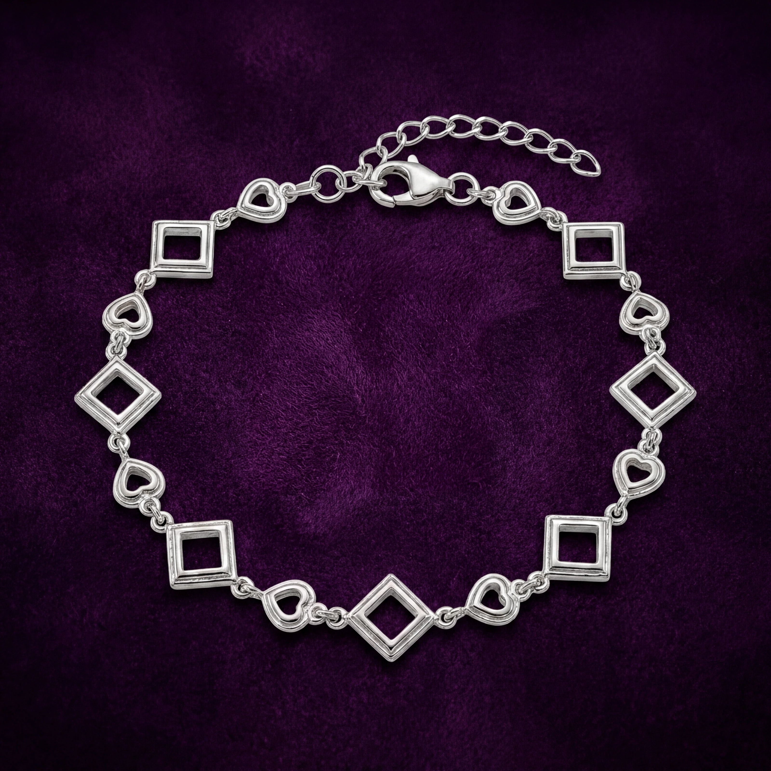 Geometric Heart Bracelet — 3