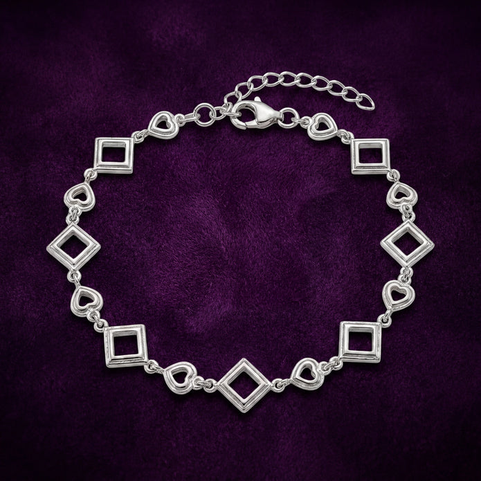 Geometric Heart Bracelet — 3