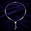Hammered Disc Lariat — 3