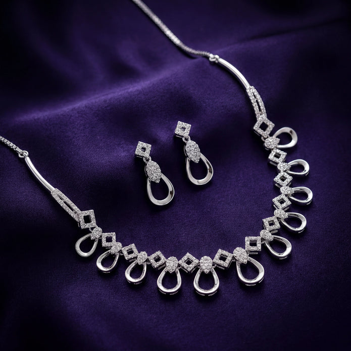 CZ Teardrop Set — 3