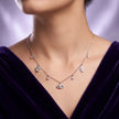 CZ Charm Necklace — 3