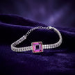 Pink Aura Tennis Bracelet — 3