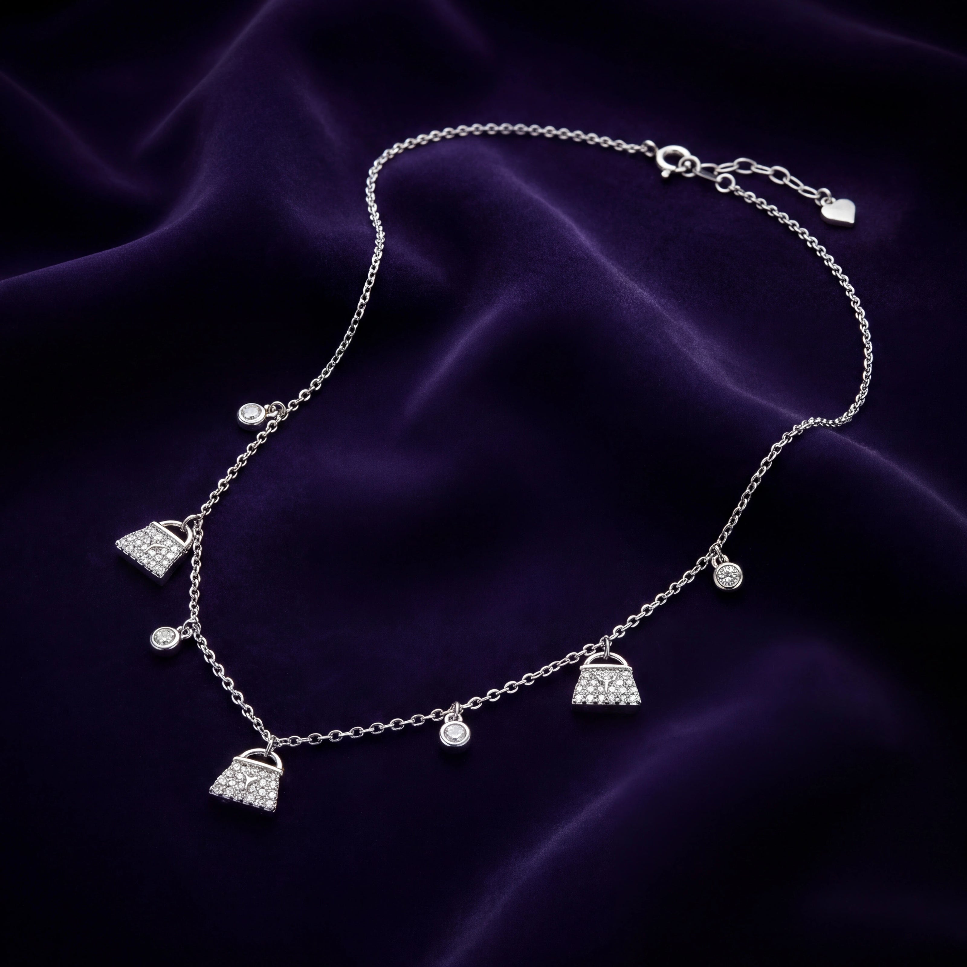 Sparkling Pouch Necklace — 3
