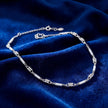 White Ceramic CZ Necklace — 3