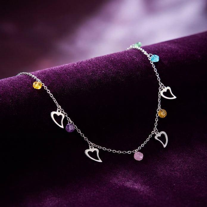 Rainbow Heart Necklace — 3