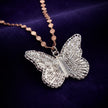 Butterfly Disc Necklace — 3