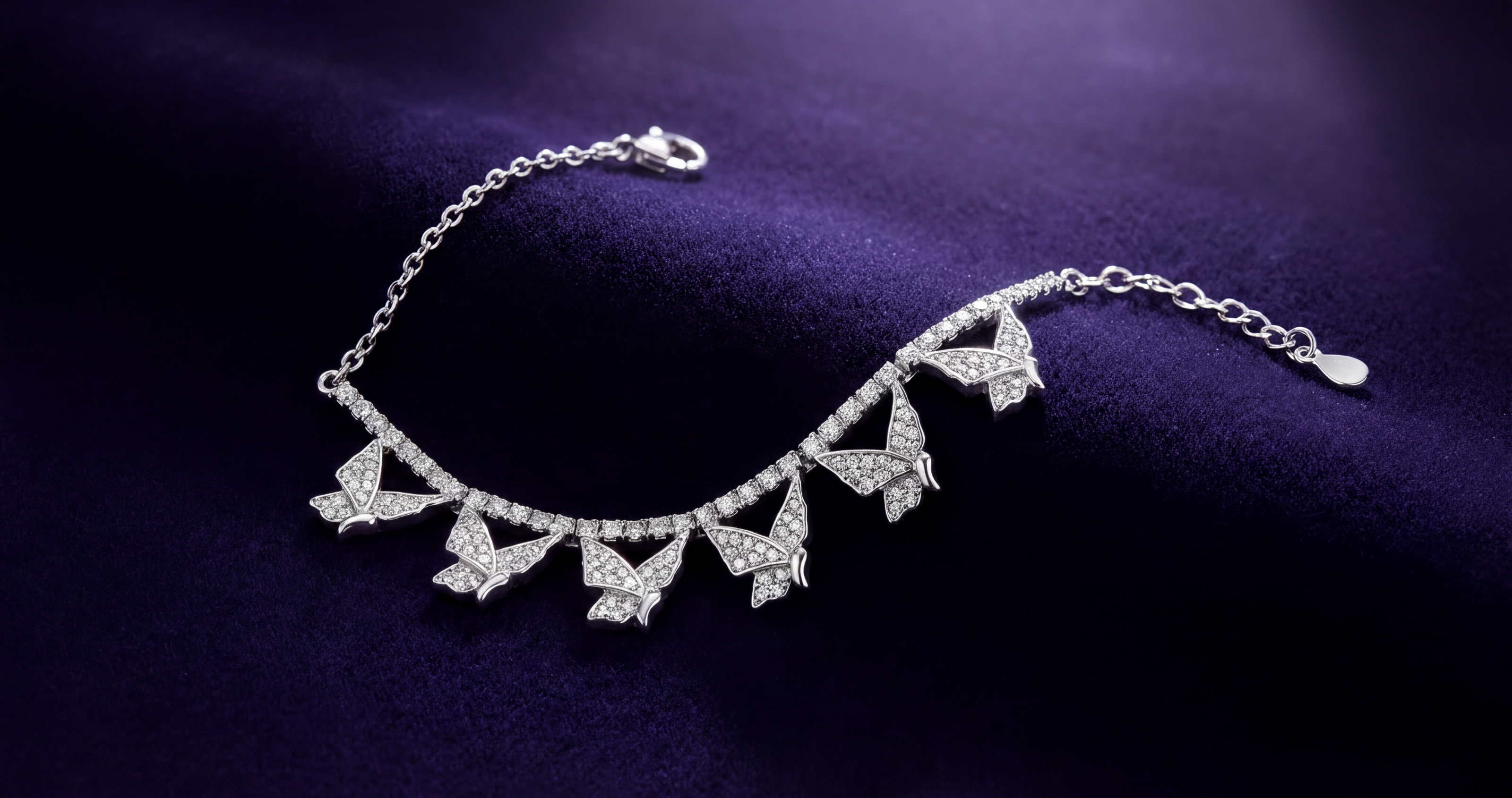 Butterfly CZ Bracelet — 3