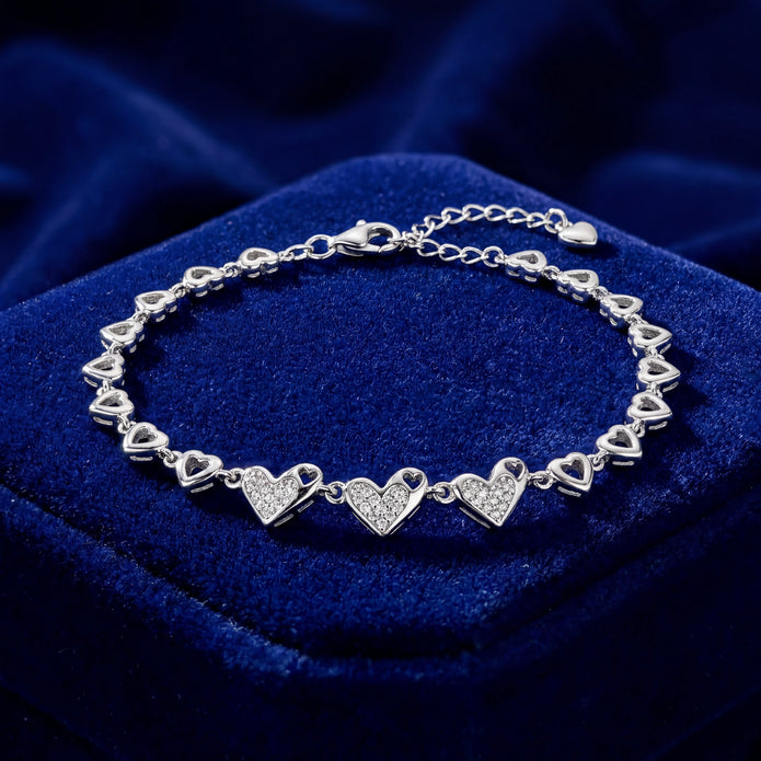 Sparkling Hearts Bracelet — 3