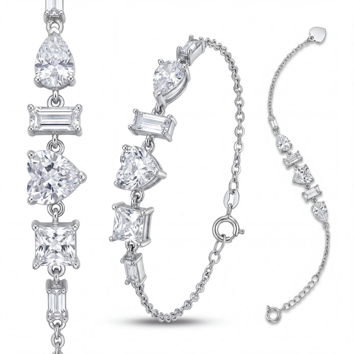 Five-Shapes CZ Bracelet — 4