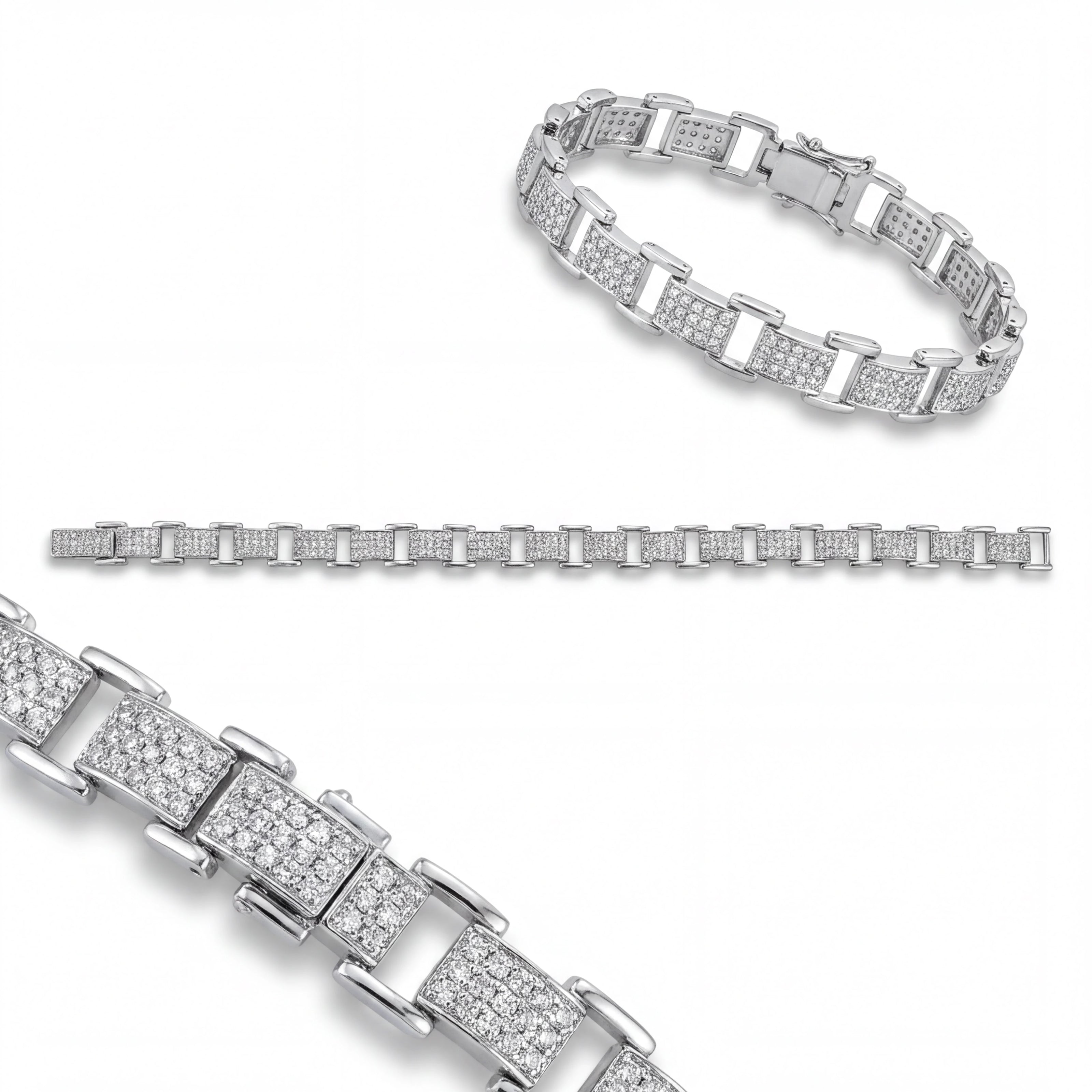 CZ Link Bracelet — 4