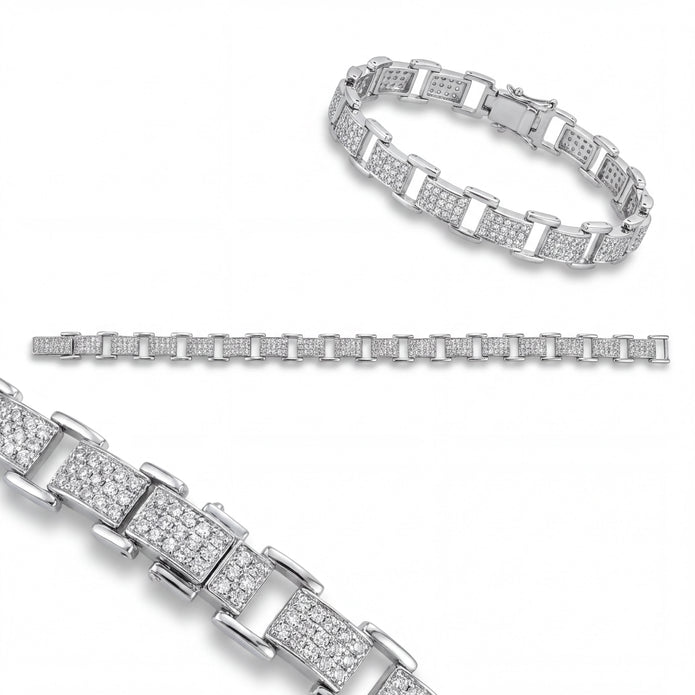 CZ Link Bracelet — 4