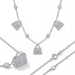 Sparkling Pouch Necklace — 4