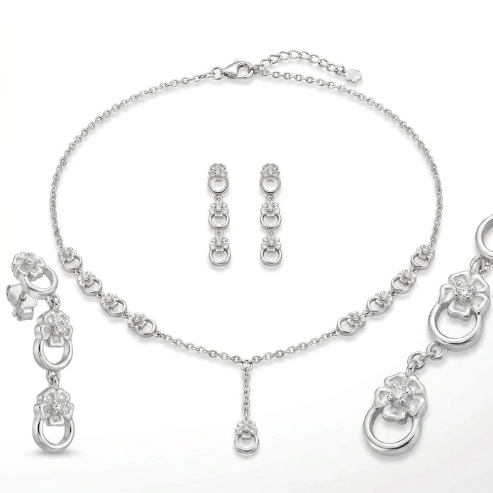Floral Dangle Set — 4