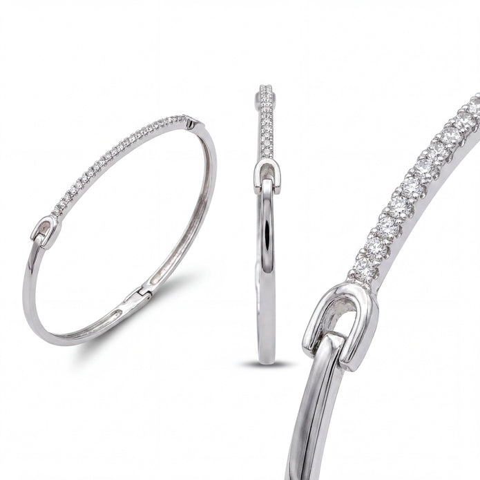 Tennis Line Bangle — 4