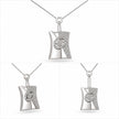 Dual Tone CZ Necklace