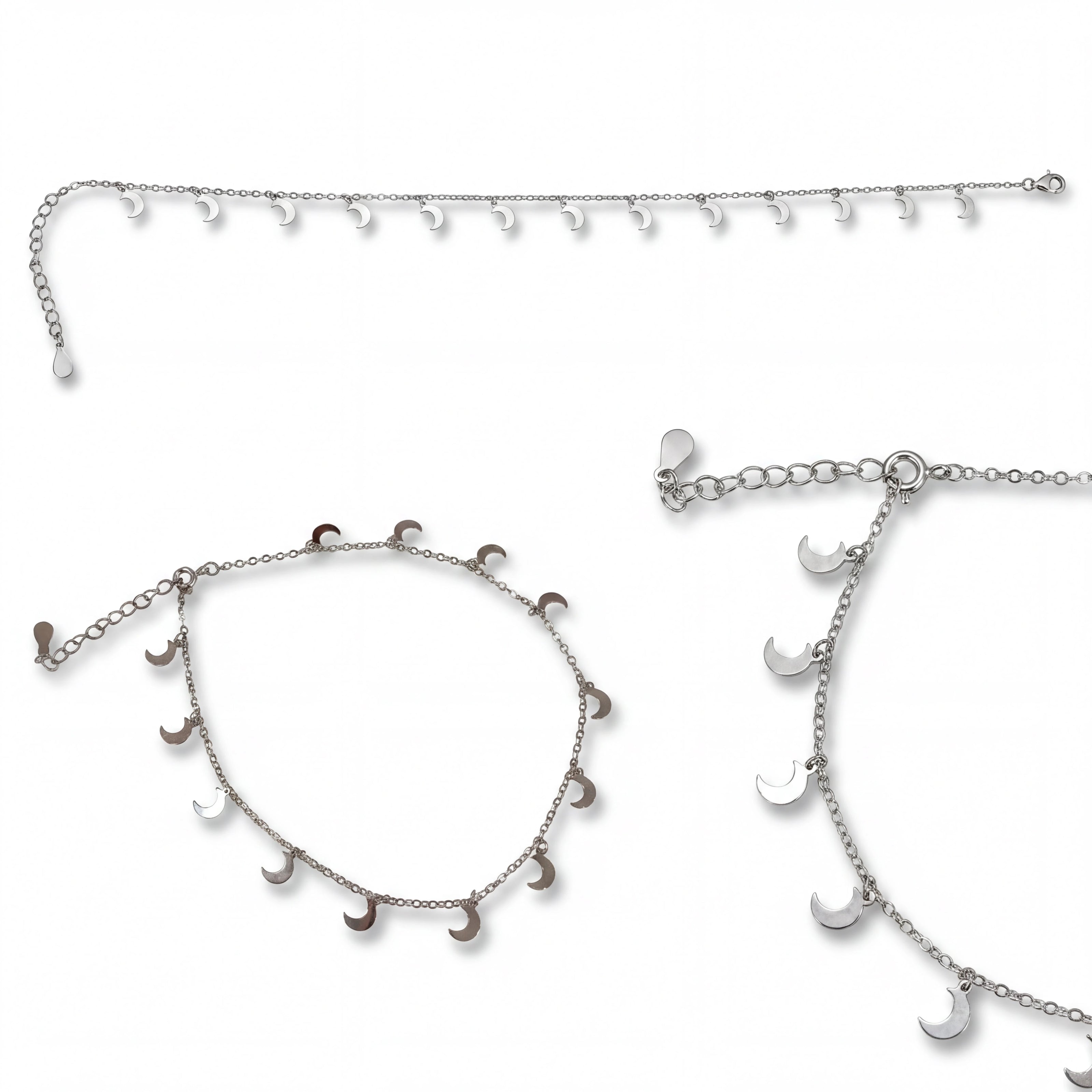 Crescent Charm Anklet — 4
