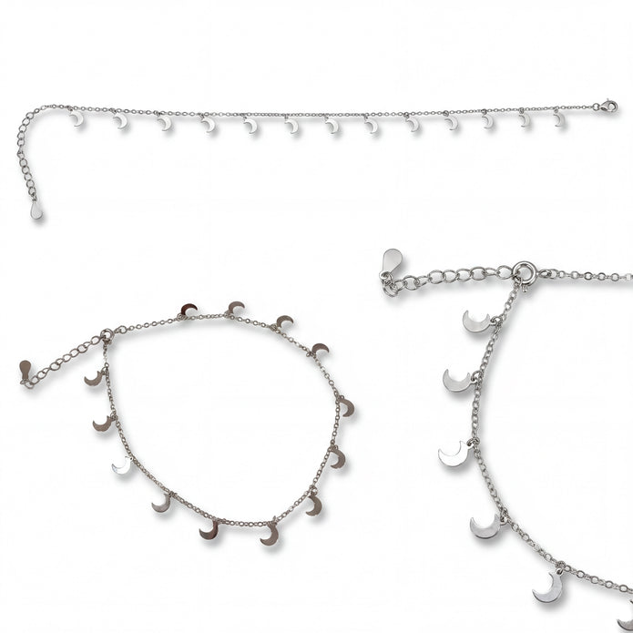 Crescent Charm Anklet — 4