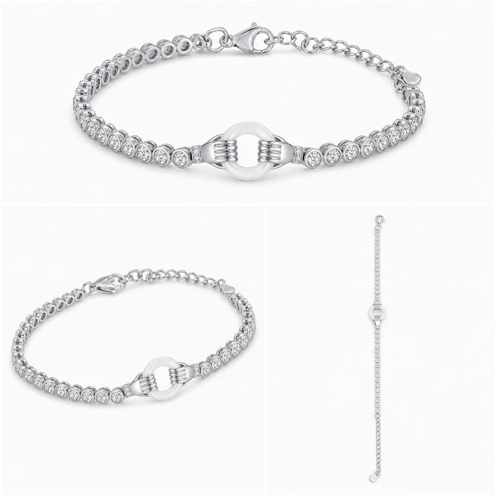 Ceramic Halo Bracelet