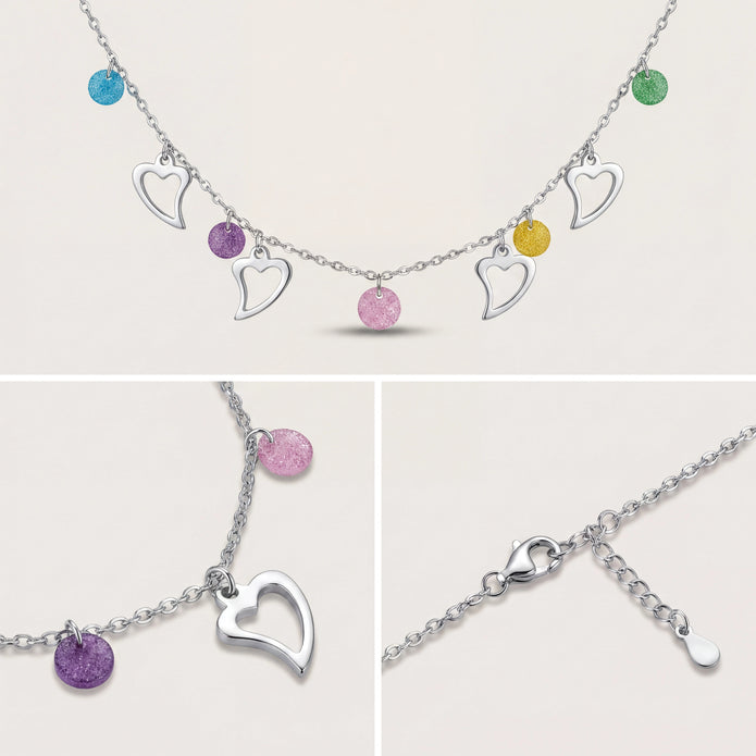 Rainbow Heart Necklace — 4