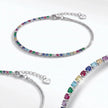 Rainbow Stone Anklet