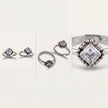 Vintage CZ Toe Rings — 4