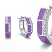 Lavender Geo Huggies — 4