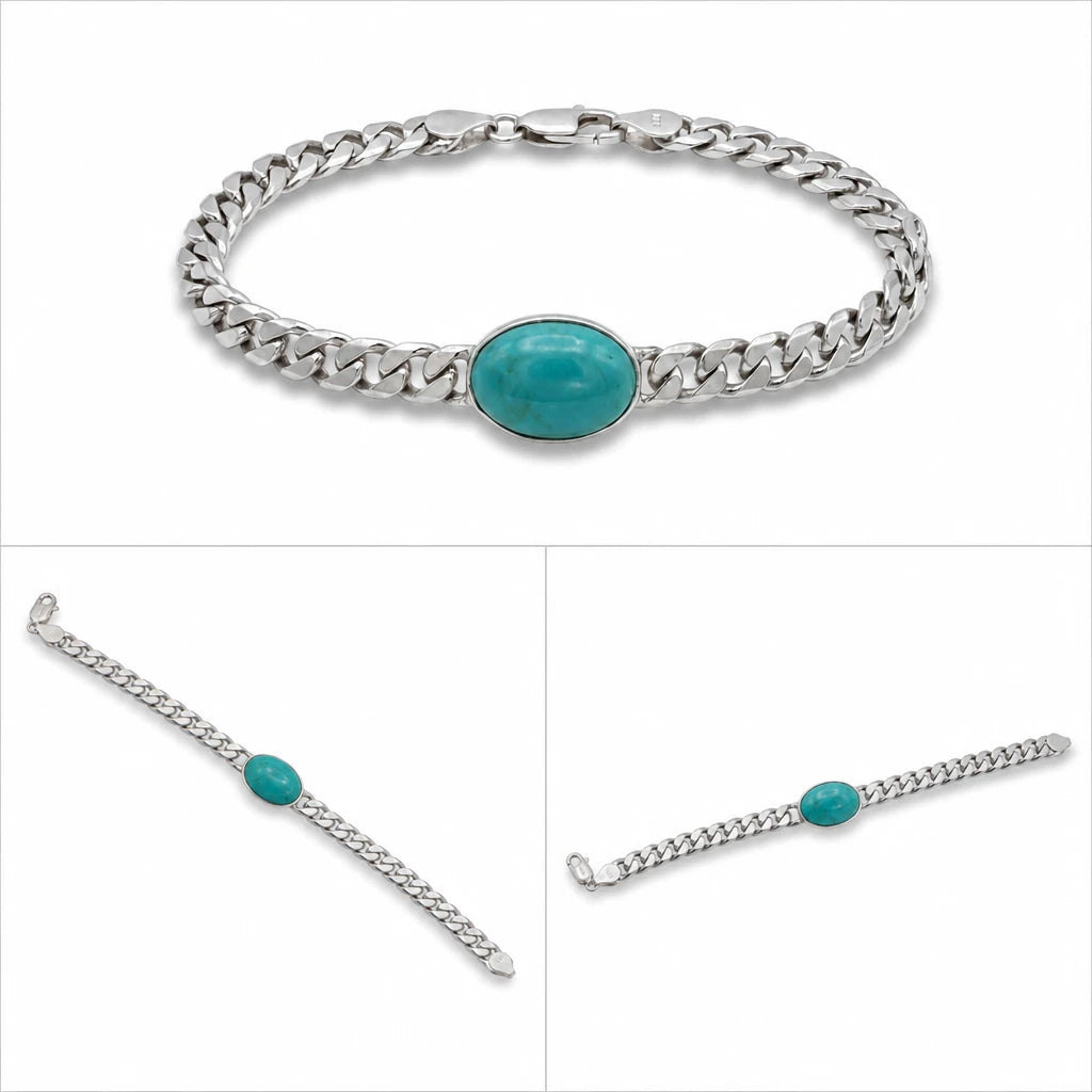 Turquoise Curb Bracelet