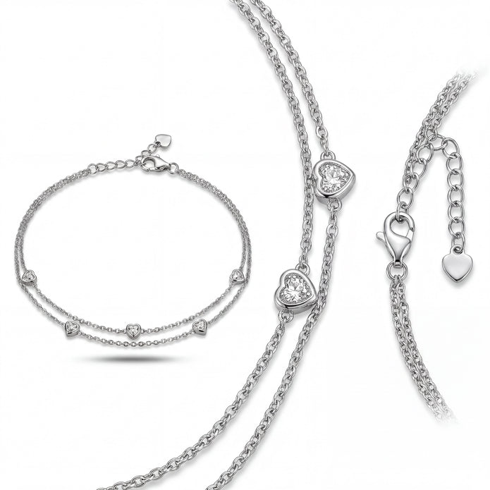 Heart Duo Anklet — 4