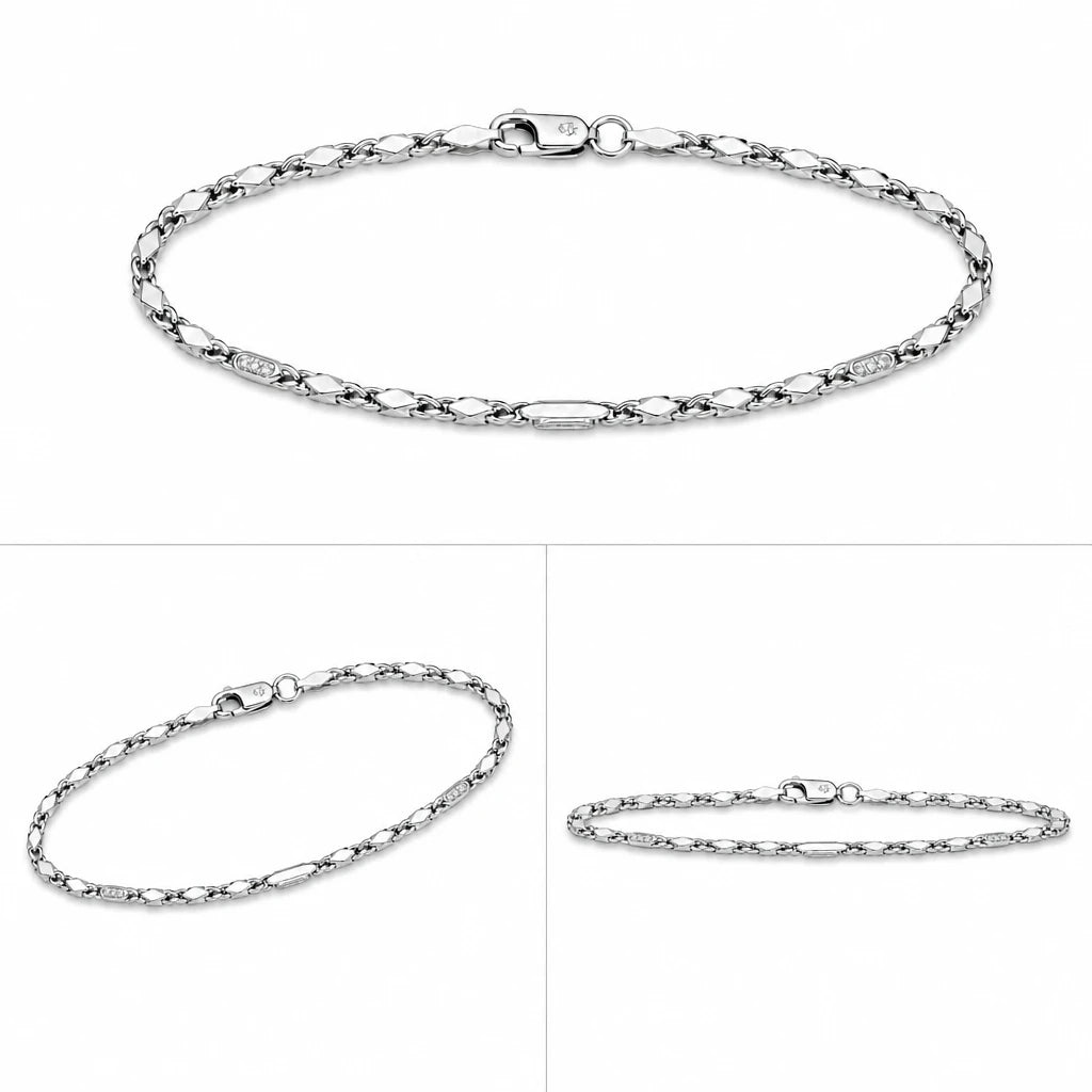 Rhombus Link Bracelet