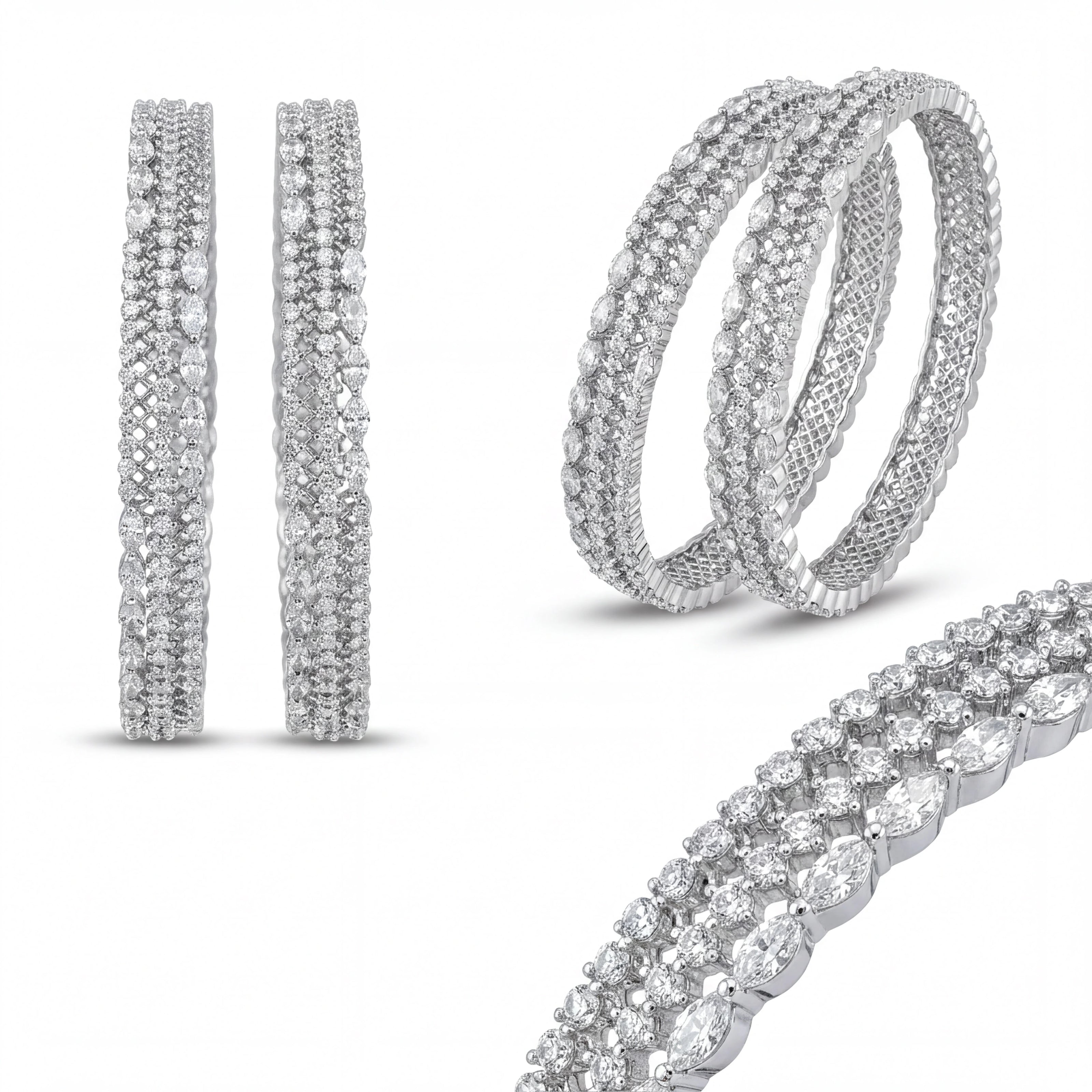 CZ Trio Bangles — 4