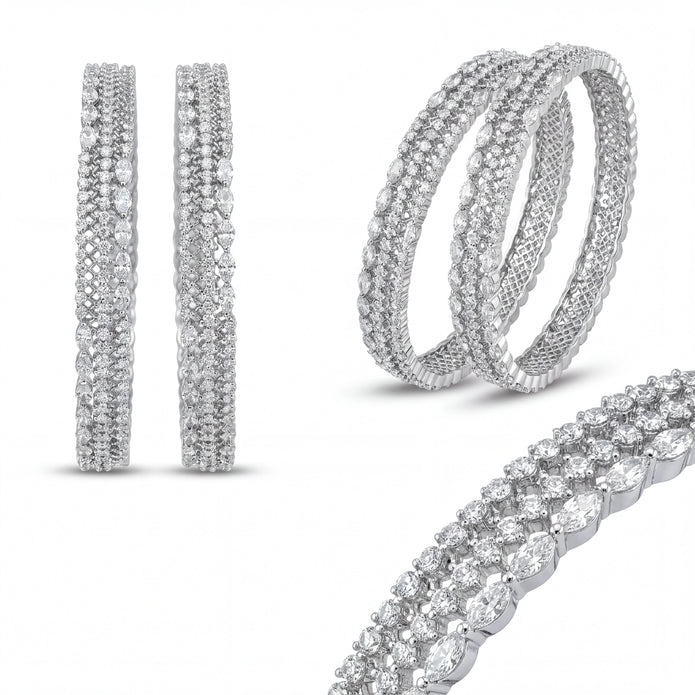 CZ Trio Bangles — 4