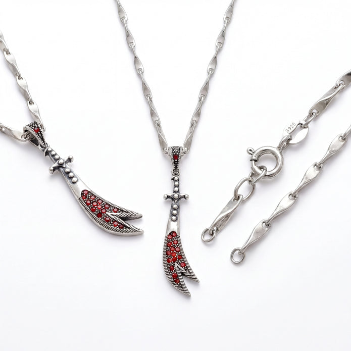 Scarlet Sword Necklace — 4