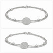 Pavé Disc Bracelet