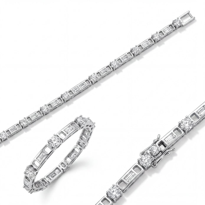Baguette Tennis Bracelet — 4