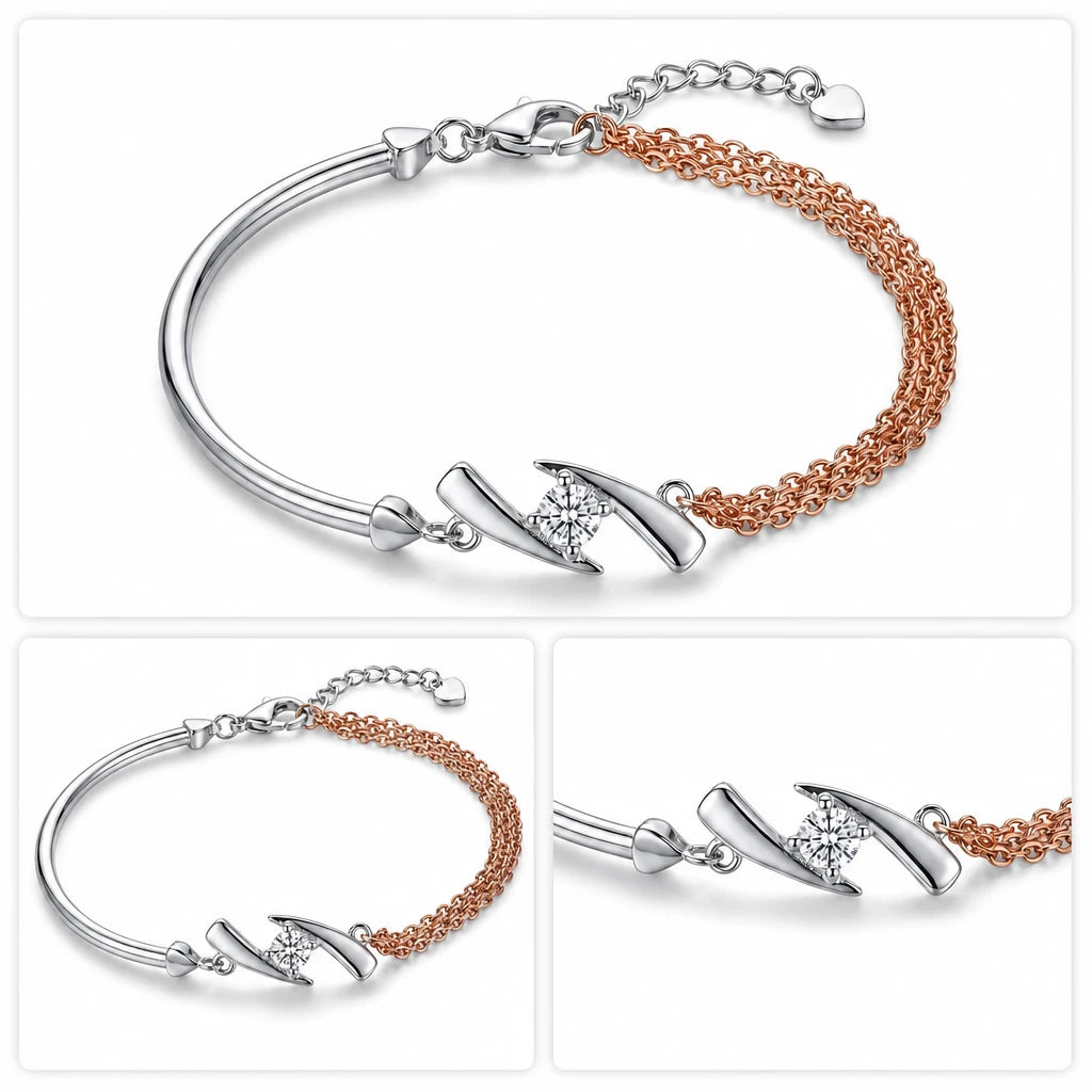 Two-Tone Sparkle Bracelet