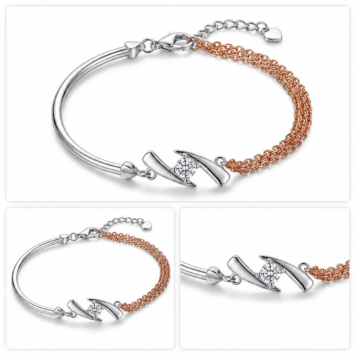 Two-Tone Sparkle Bracelet