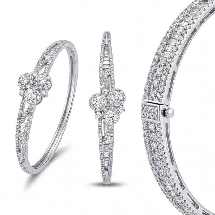 Trio Cluster Bangle — 4