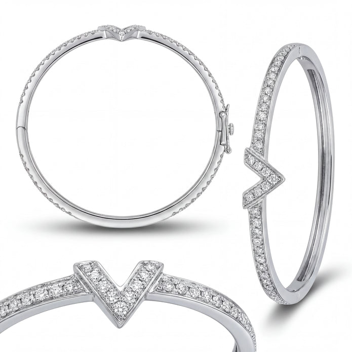V Pavé Bangle — 4