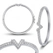 V Pavé Bangle — 4