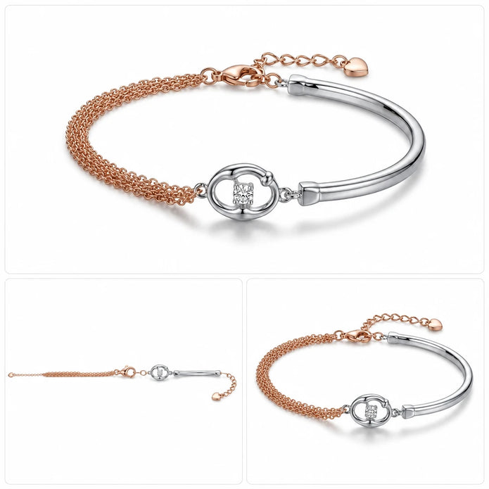 Two-Tone Link Bracelet