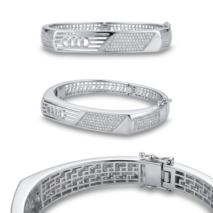 Pavé Grid Bracelet — 4
