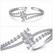 Baguette Crossover Bangle