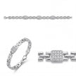 Pavé Squares Bracelet — 4