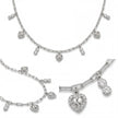 CZ Heart Charm Necklace — 4