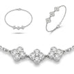 Sparkle Clover Anklet