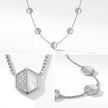 Mother Pearl Geo Necklace — 4