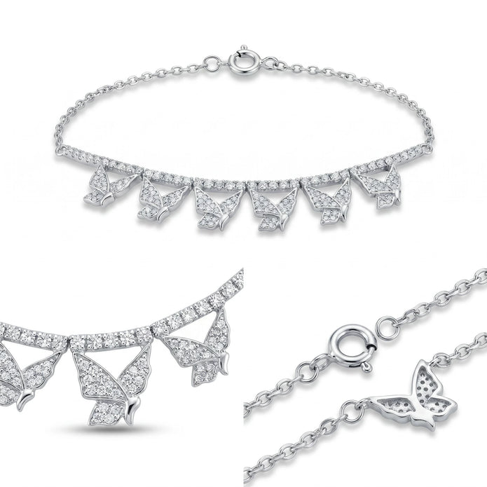 Butterfly CZ Bracelet — 4