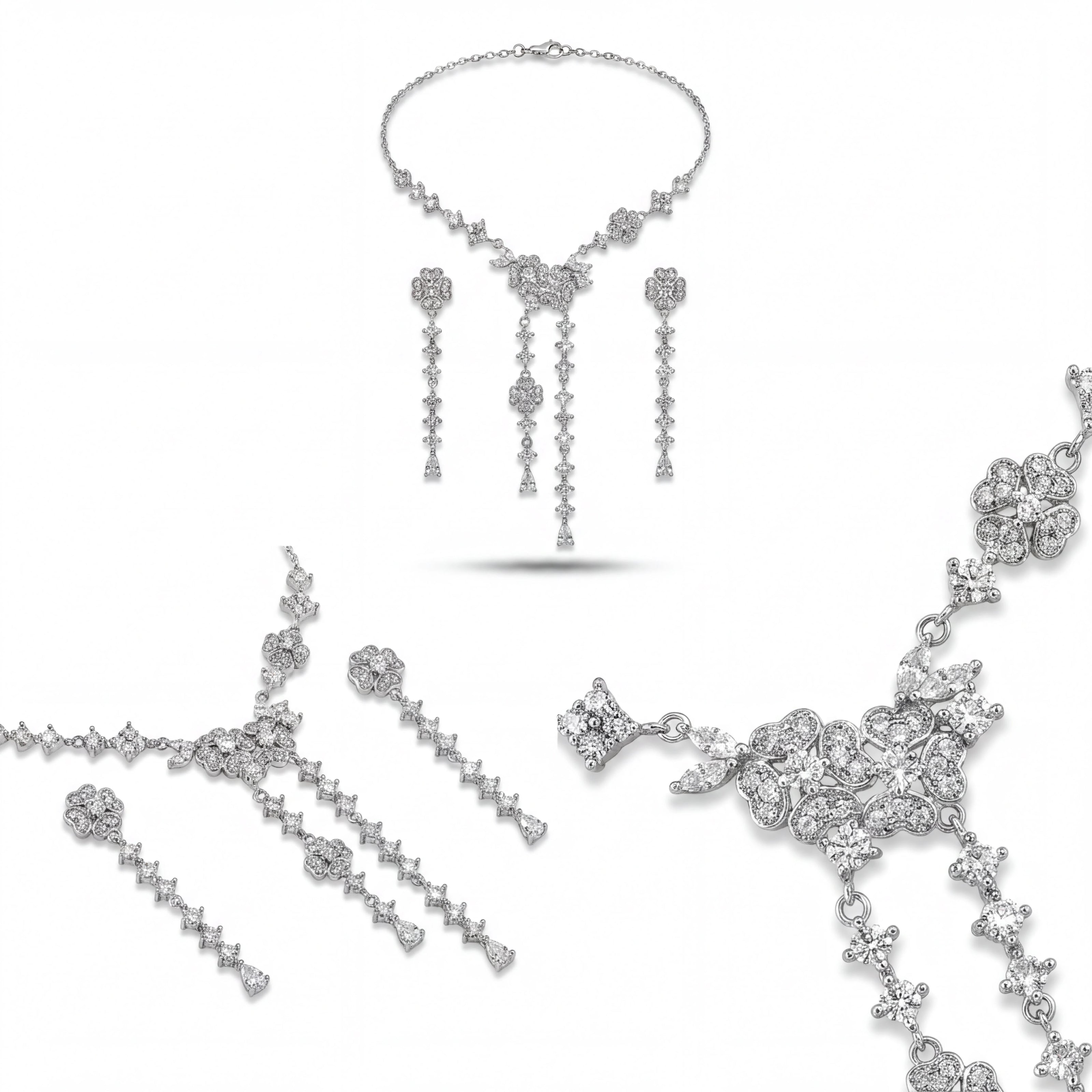 Floral Dangle Set — 4