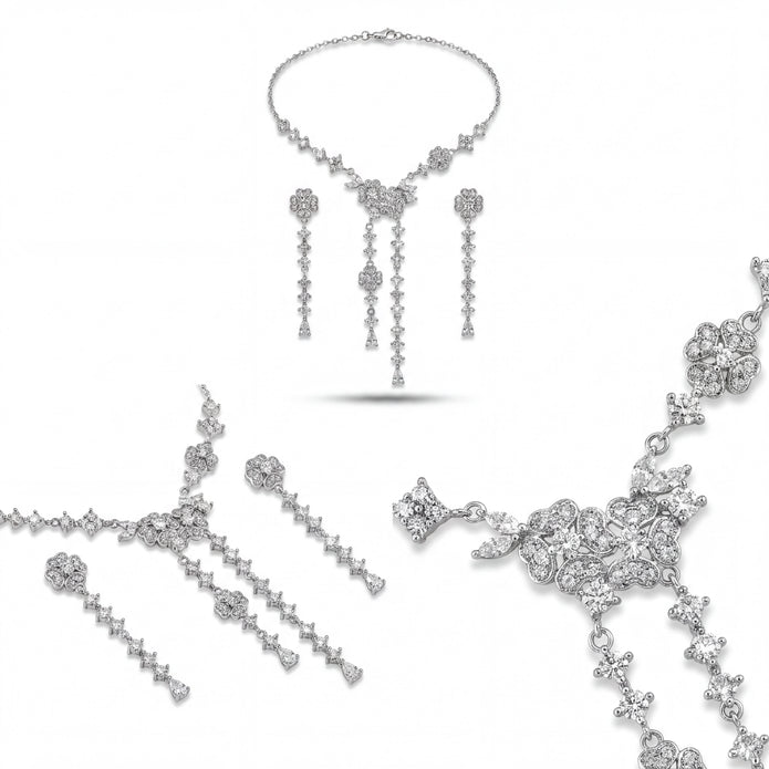 Floral Dangle Set — 4